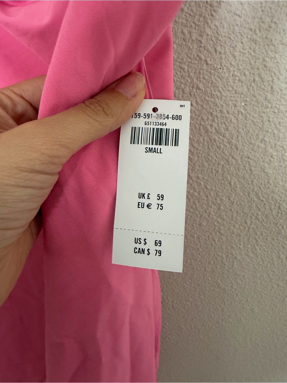 Abercrombie and Fitch Travelers Pink Dress Sz S - Picture 4 of 6